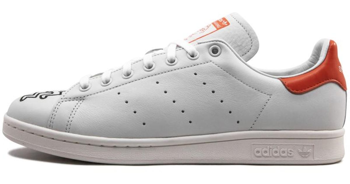 adidas Stan Smith 'keith Haring' Shoes - Size 7 in Crystal White (White)  for Men - Lyst