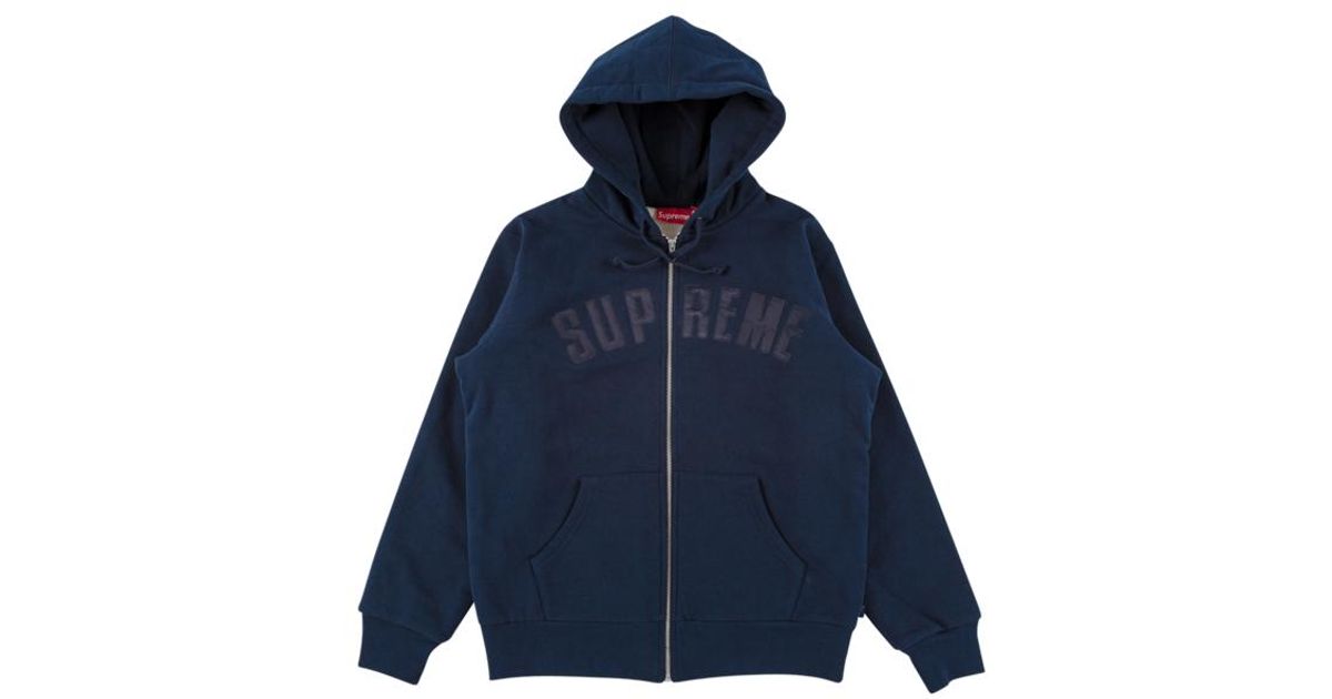 thermal zip up sweatshirt supreme