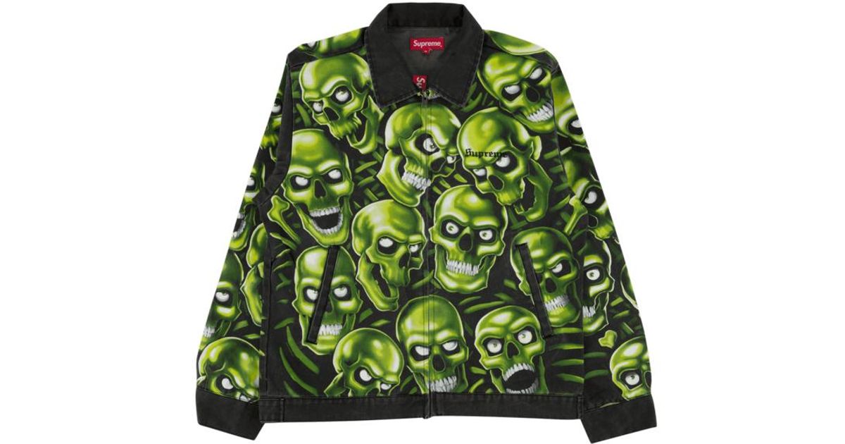 green skull shirt supreme