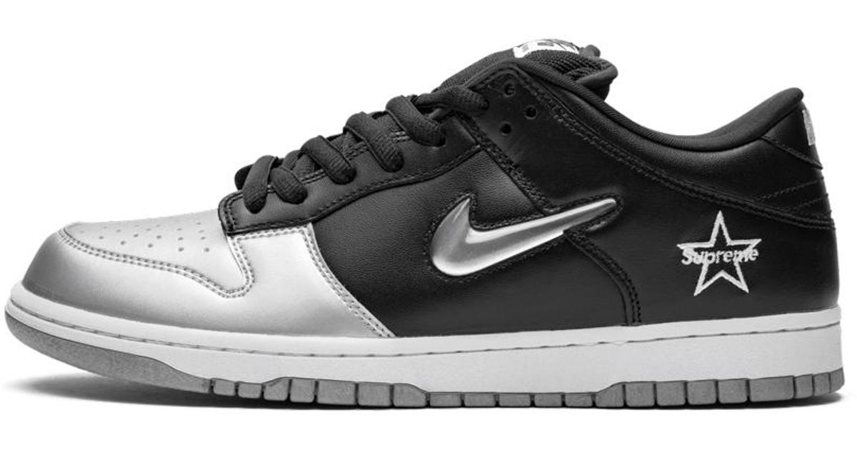 nike sb dunk low supreme jewel swoosh