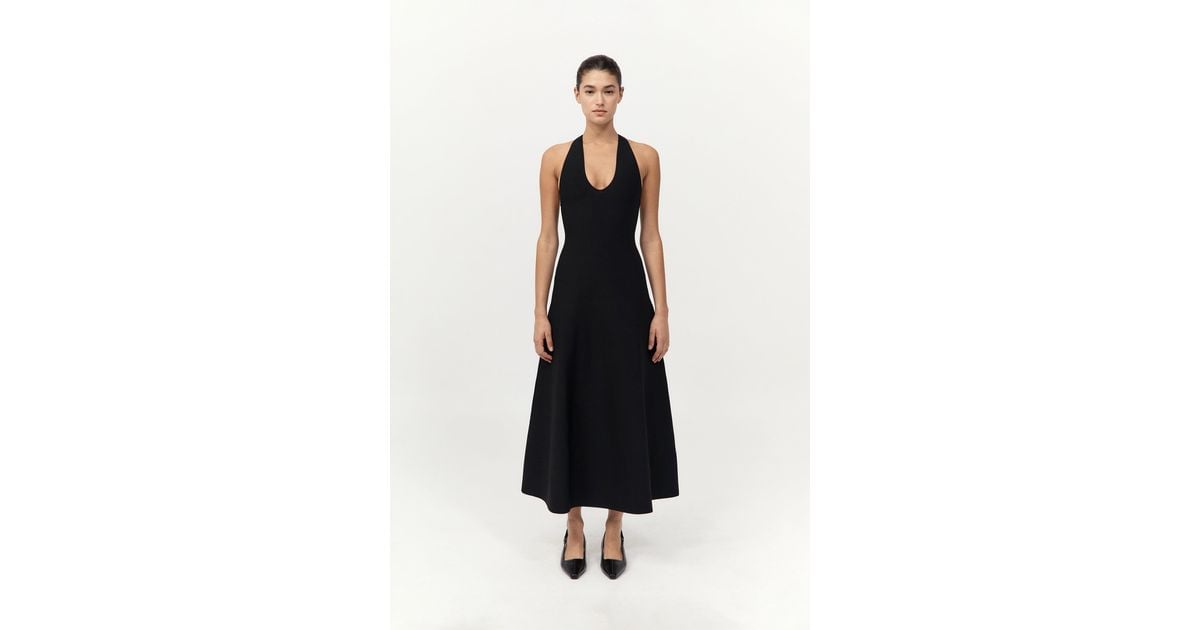 St. Agni Sculpted Knit Dress in White | Lyst