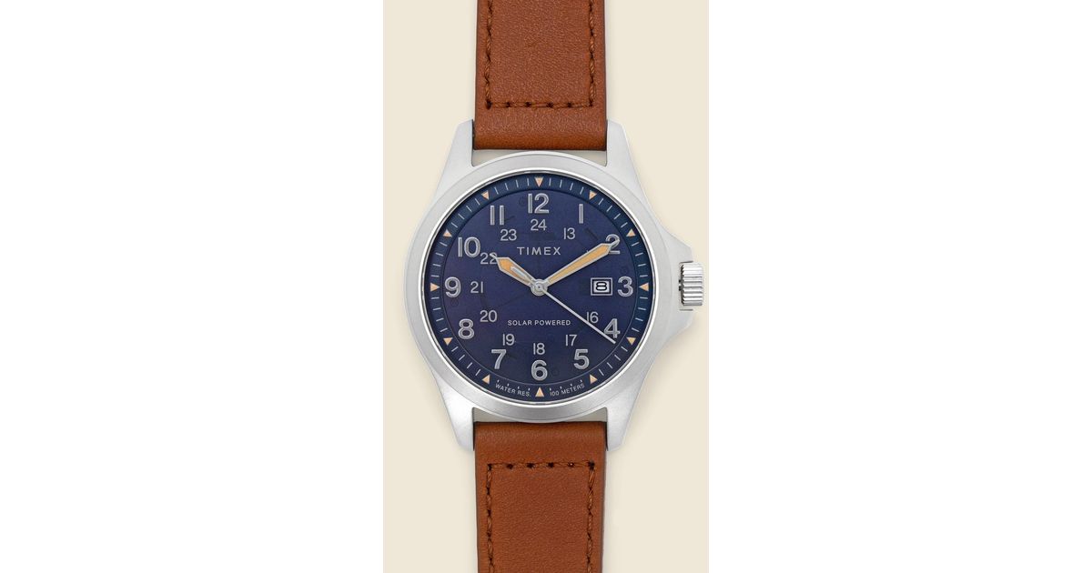 Timex Expedition North Field Post Solar Watch 41mm - Navy/tan