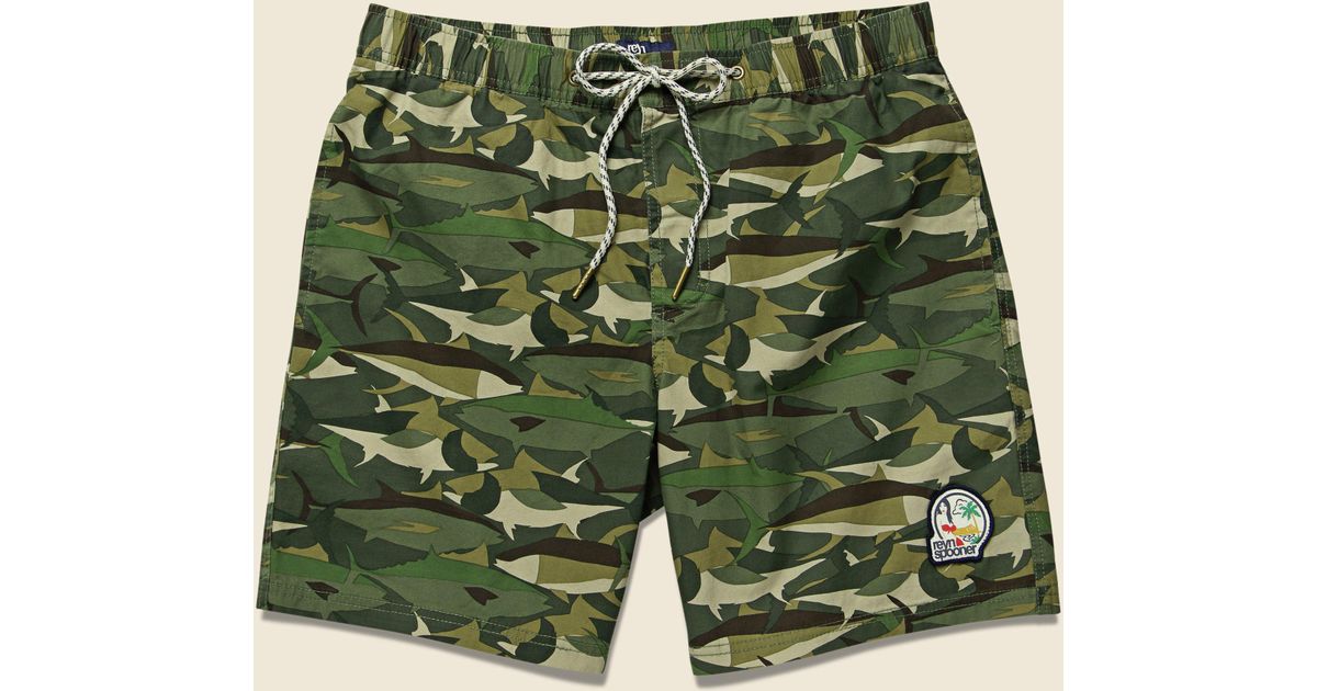 army camo swim trunks