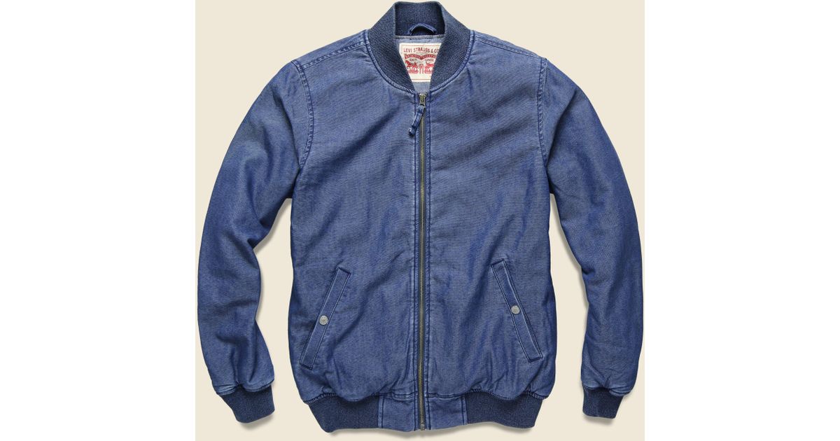levis denim bomber jacket