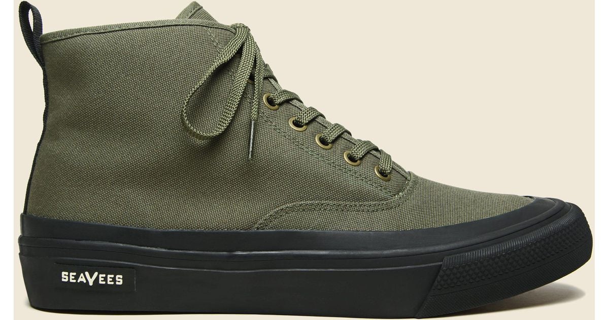 Seavees Canvas Mariners Boot - Od Green for Men - Lyst