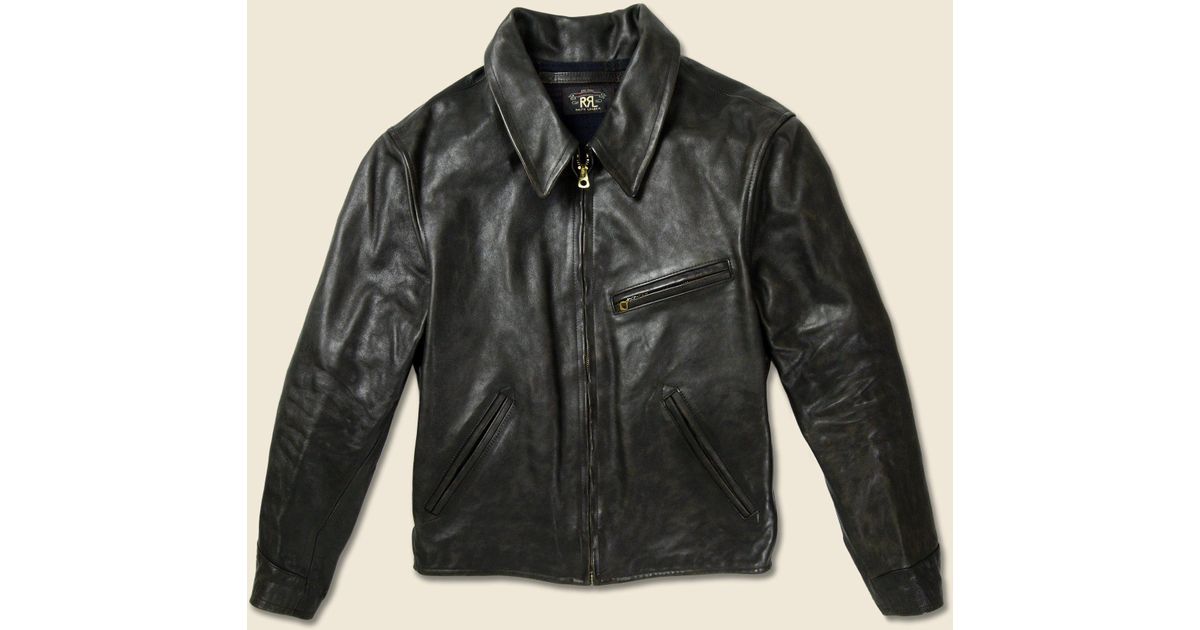 rrl morrow leather jacket