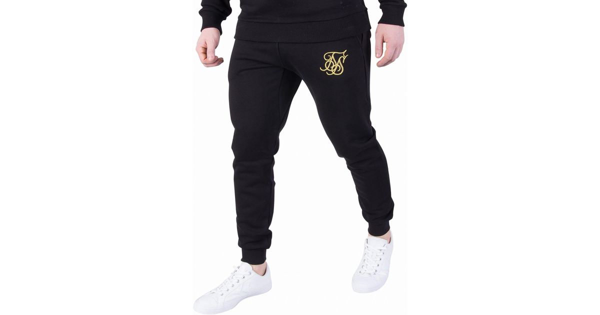 black and gold joggers