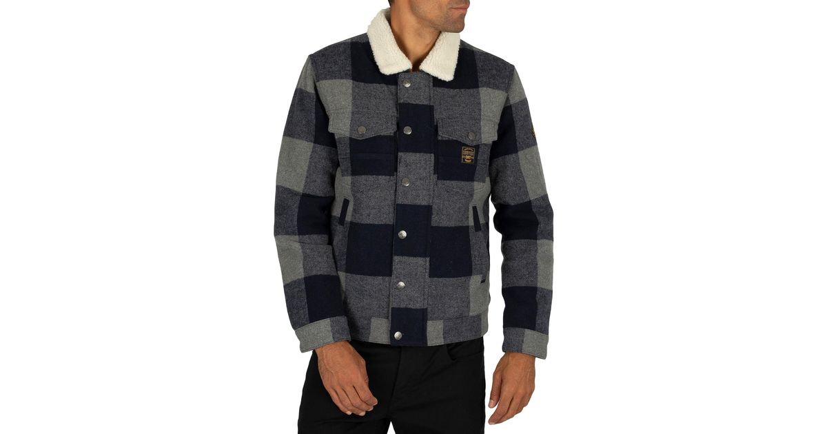 superdry checked jacket
