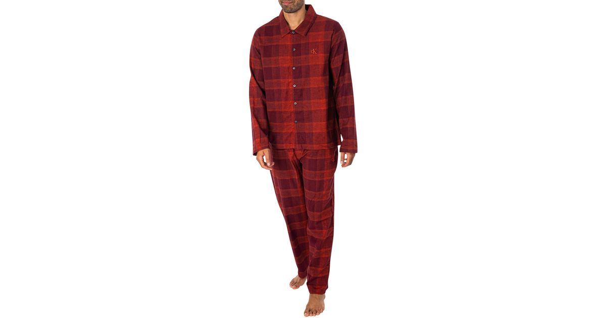 Red Check Flannel Pyjamas