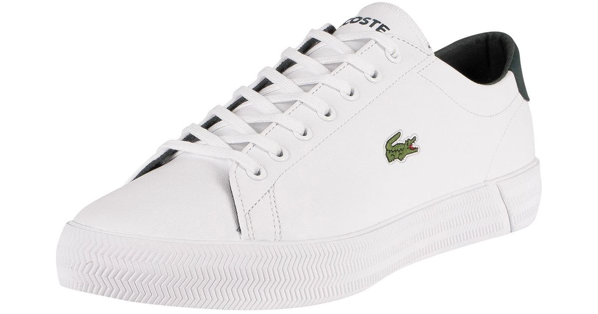 Lacoste Gripshot 0120 3 Cma Leather Trainers in White for Men | Lyst Canada
