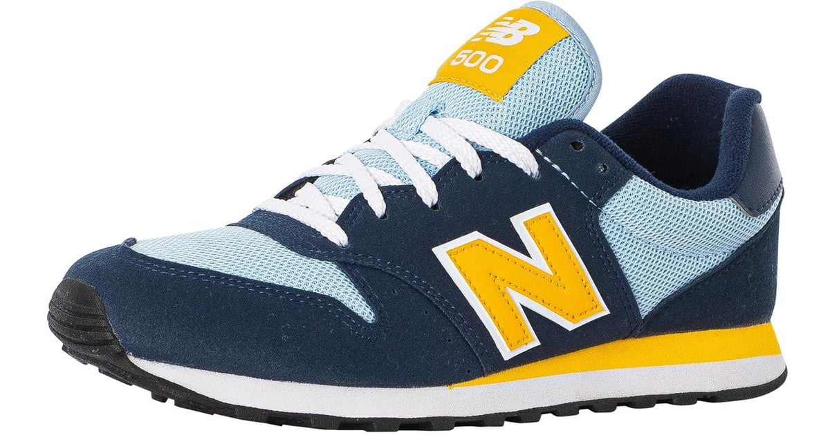 Yellow Nb 608 Blue White Baskets New Balance 608 Jaune Et Bleu New