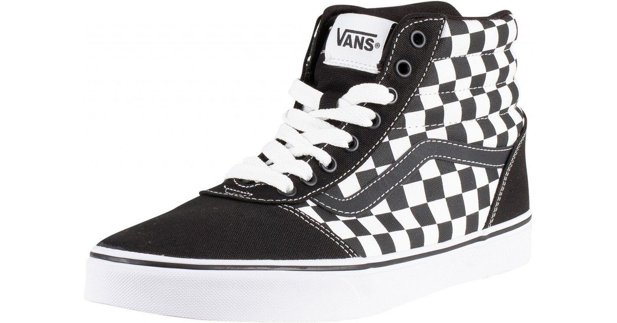 vans ward hi checkerboard