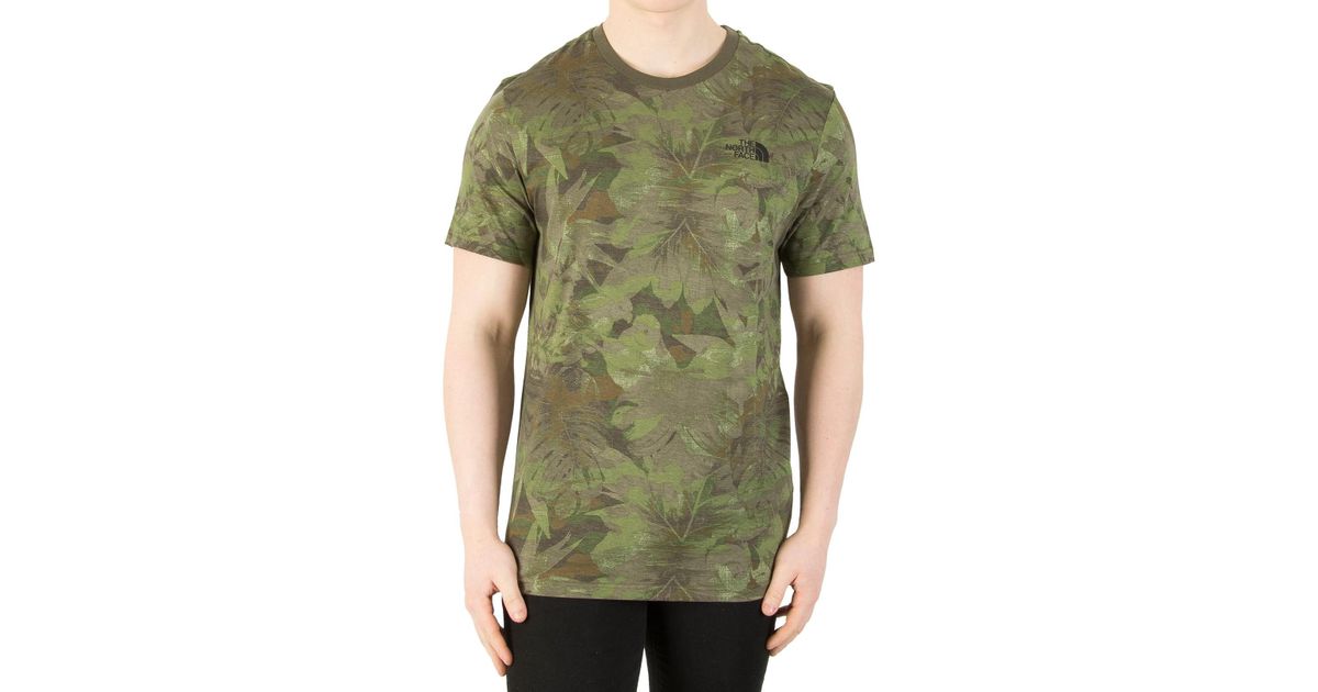 camo north face t shirt