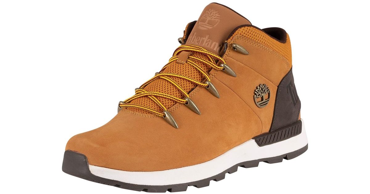 sprint trekker hiking boot for men in dark brown