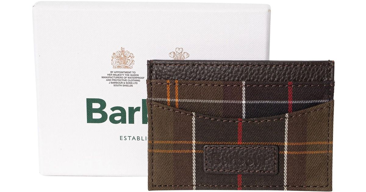 Barbour Classic Card Holder in Brown for Men Lyst