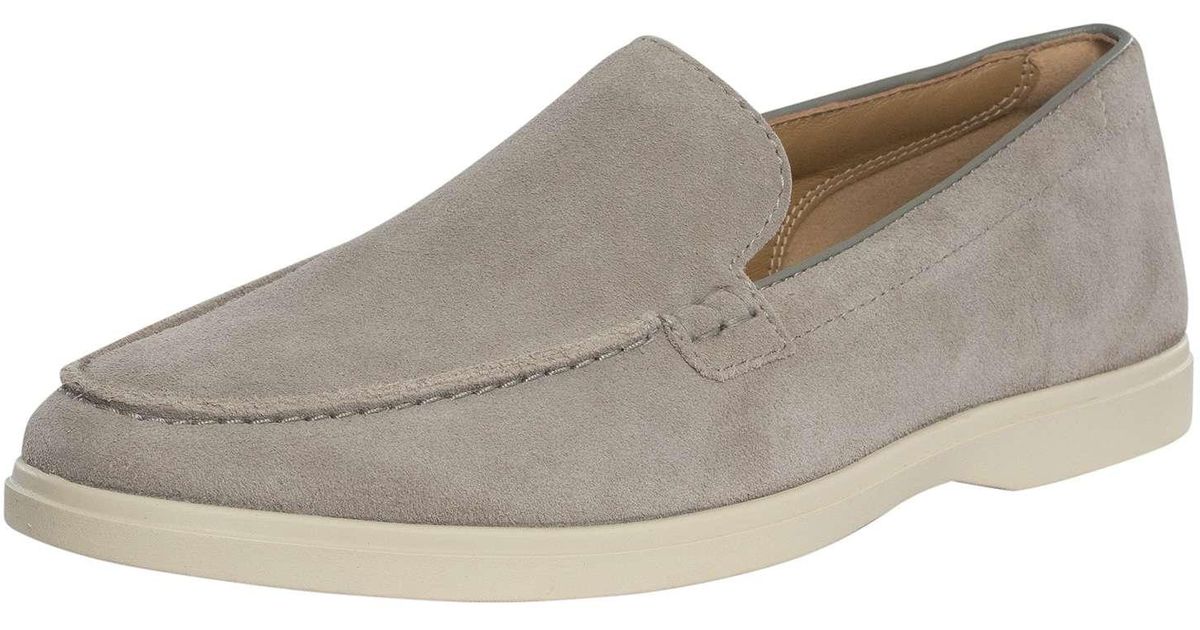 Clarks Torford EasyMoccasin voor heren, donker zand suède