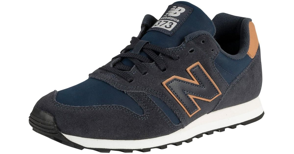 new balance 373 navy blue