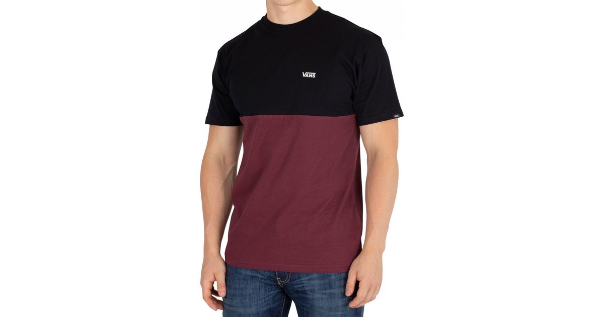 vans t shirt color block