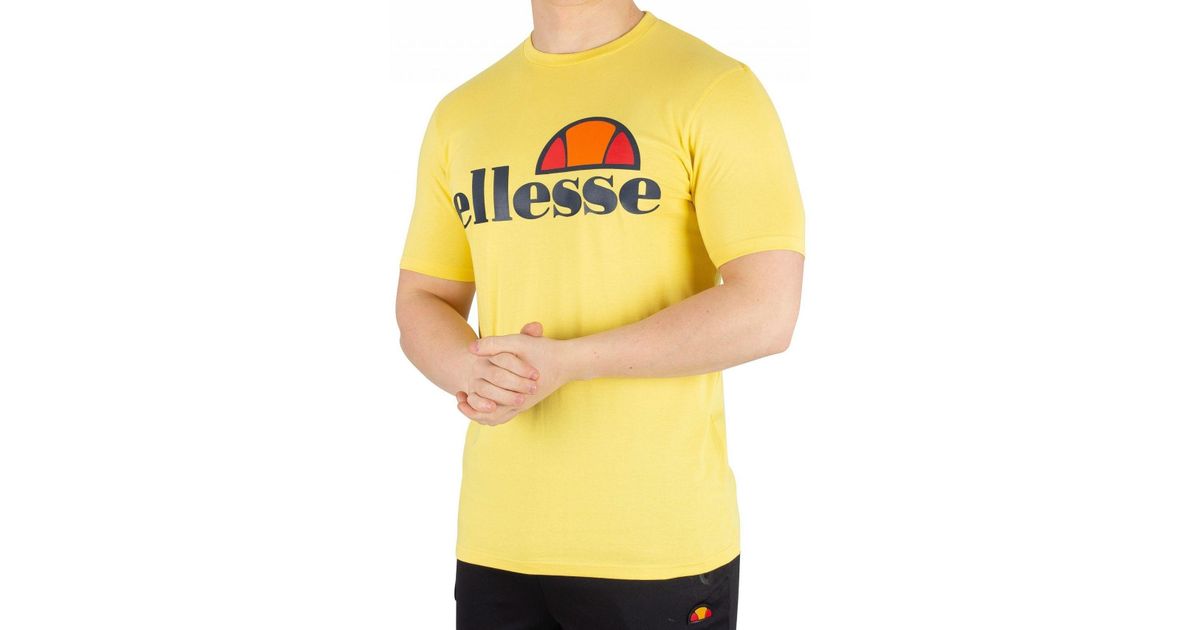 yellow ellesse t shirt