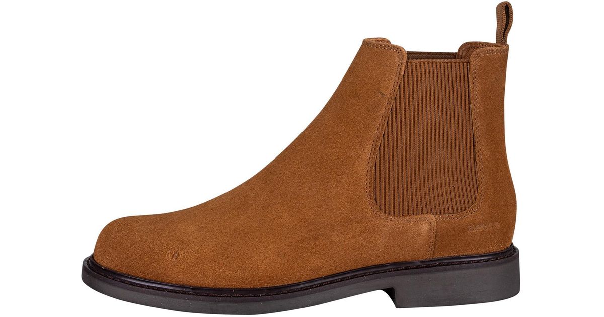 Levi's Amos Chelsea Suede Boots in Brown for Men | Lyst UK