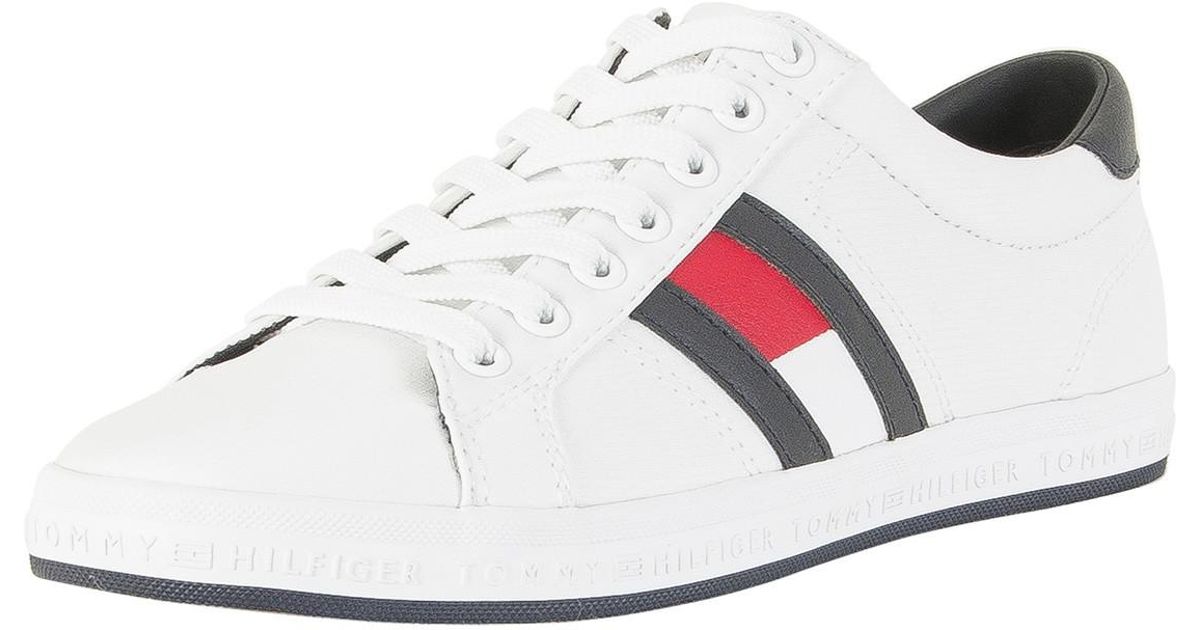 tommy hilfiger flag detail trainers