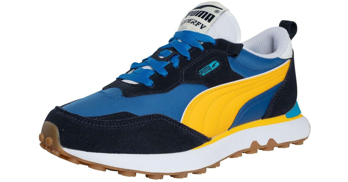 PUMA Rider Fv Essentials Trainers in Blue for Men | Lyst
