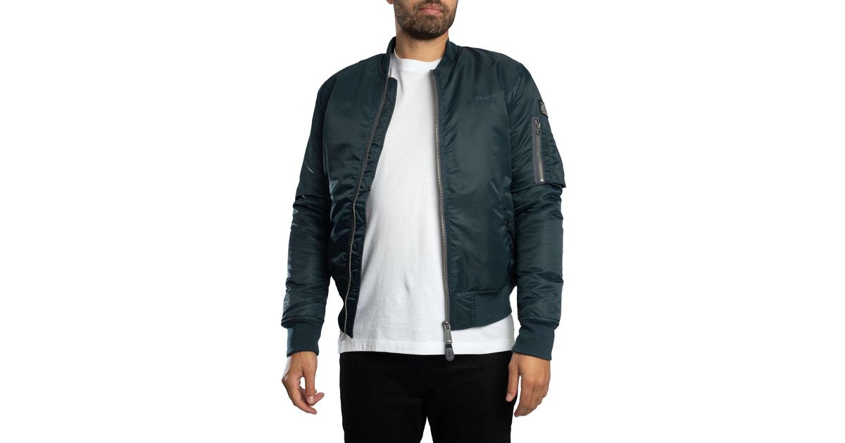 Schott NYC Schott Columbus Donsjack met capuchon Navy, Blauw, S