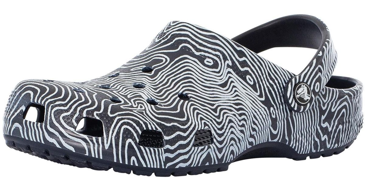 Crocs™ Classic Topographic Clogs in Blue for Men | Lyst Canada