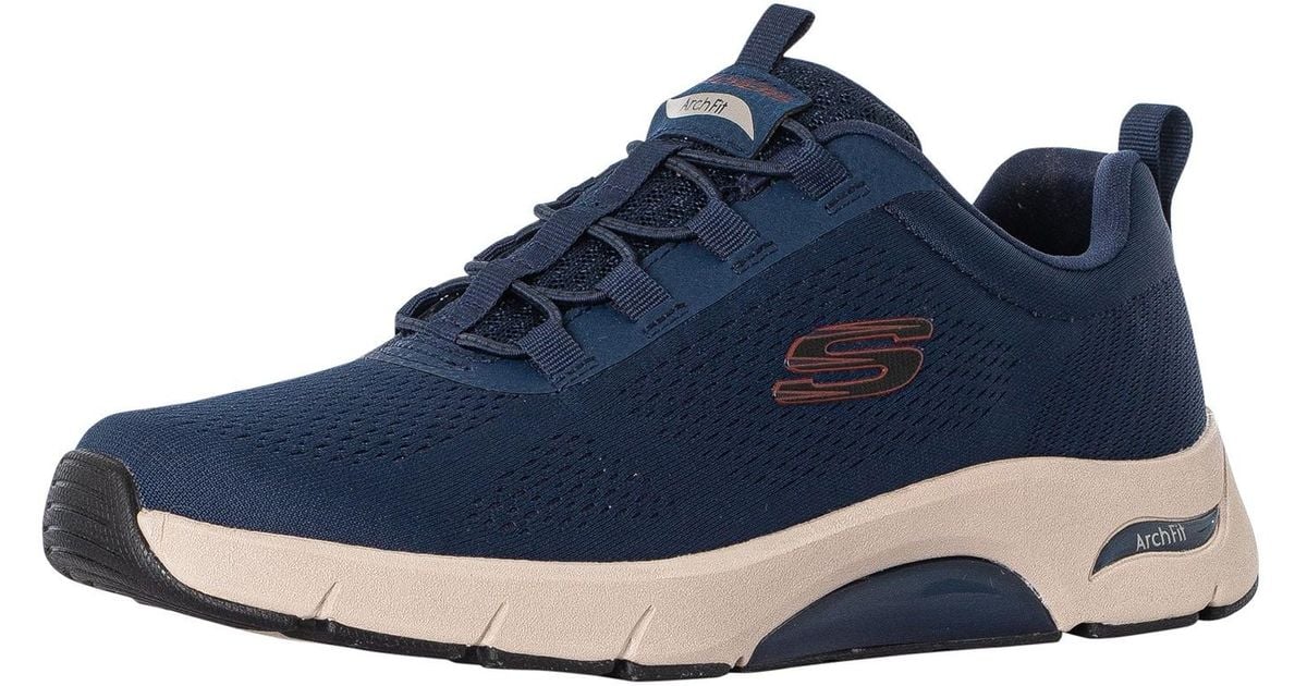Skechers Skech-air Arch Fit Trainers in Blue for Men | Lyst