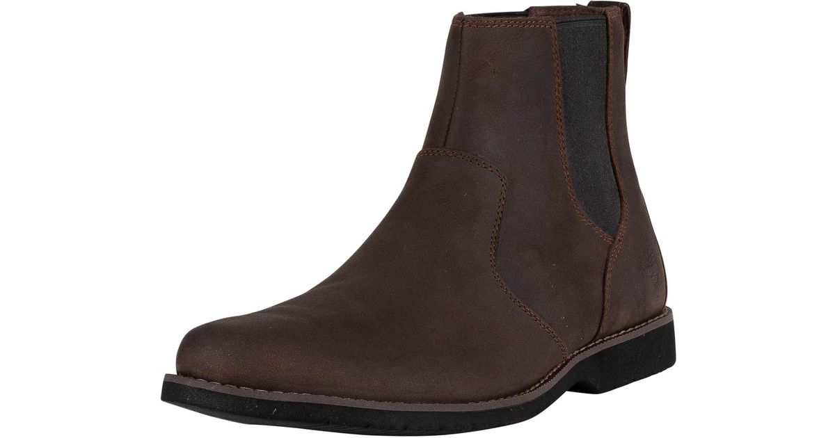 timberland men's woodhull chelsea basic boots