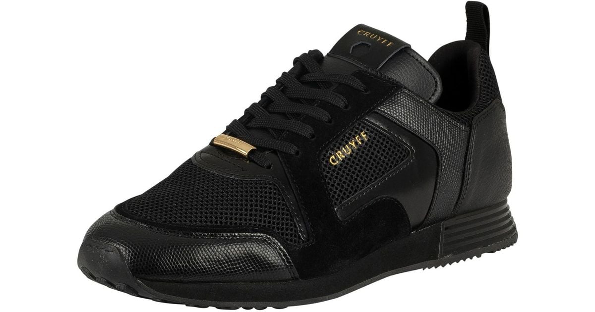 Cruyff Lusso Suede Trainers in Black for Men | Lyst Australia