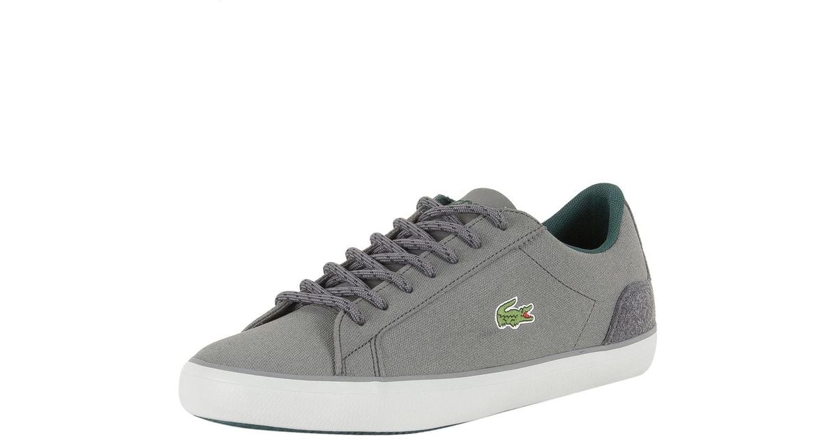 grey lacoste trainers