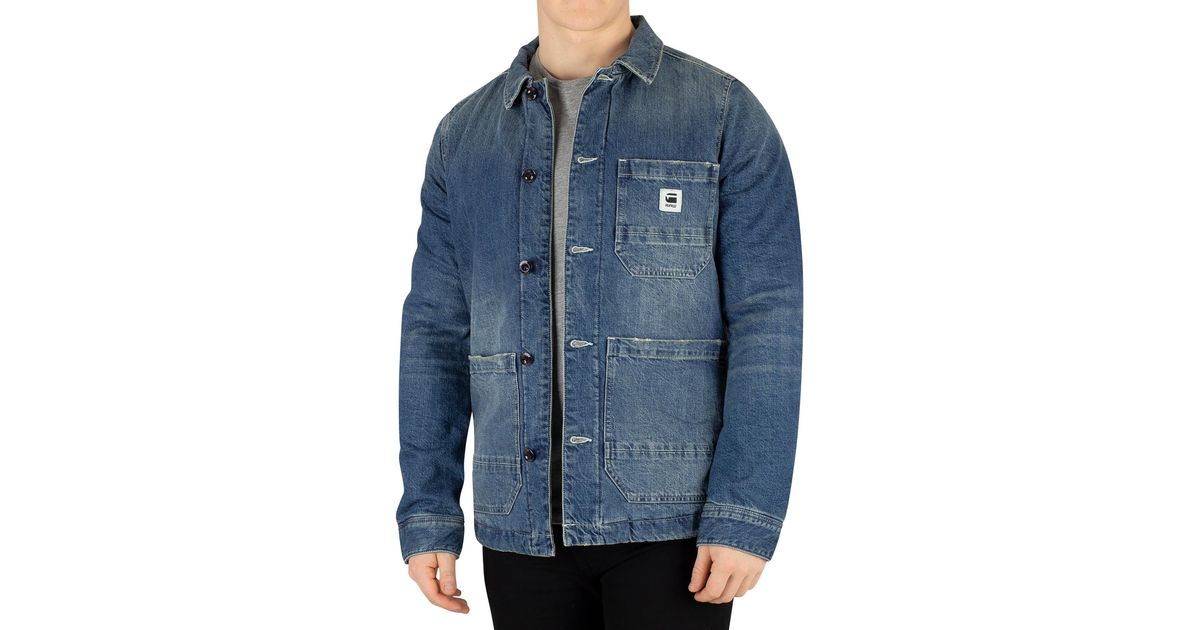 G-Star RAW Blake Padded Jacket in Blue for Men | Lyst Canada