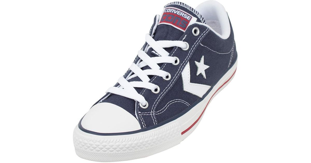 converse star player ox navy white