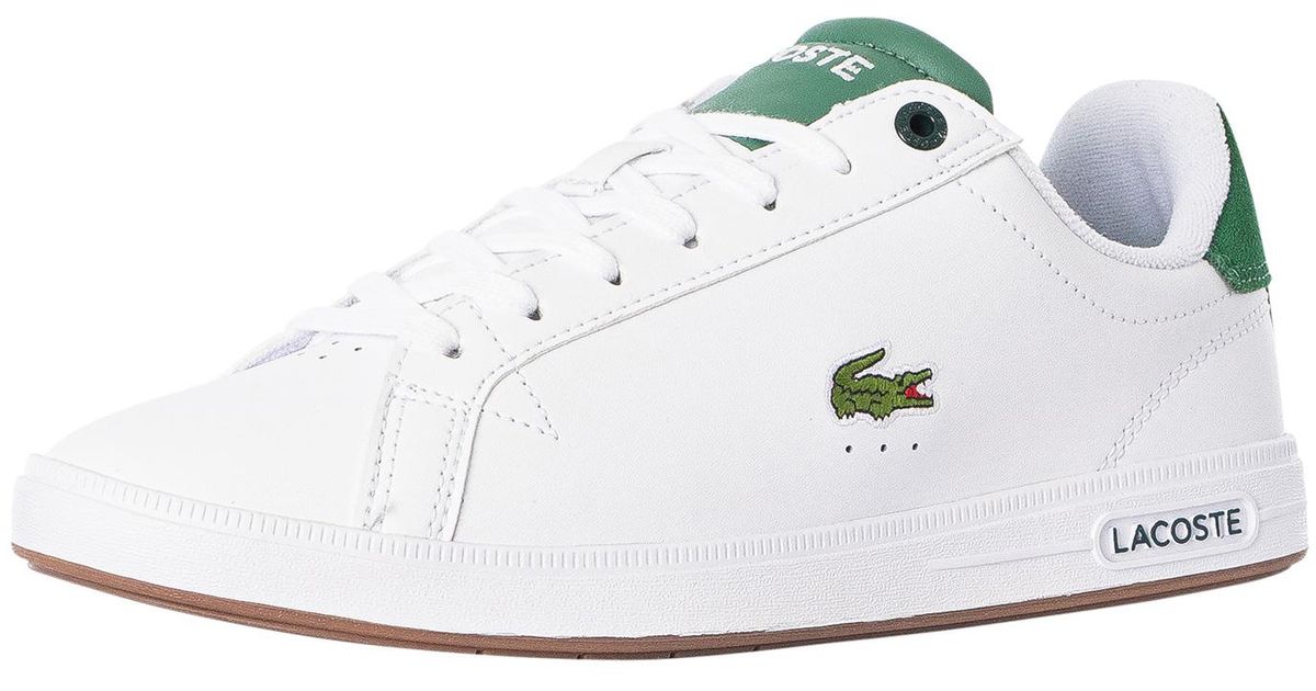 Lacoste Graduate Pro 123 2 Sma Leather Trainers in White for Men | Lyst