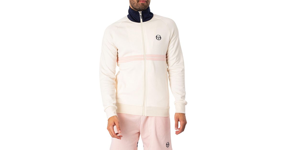 Sergio Tacchini Dallas Track Jacket in White for Men Lyst Canada