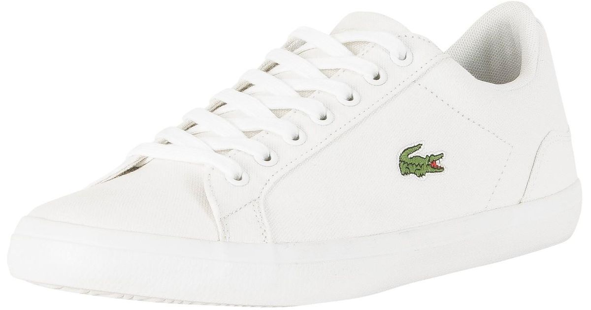 Lacoste Rubber Lerond Bl 2 Cam Trainers in White for Men | Lyst UK