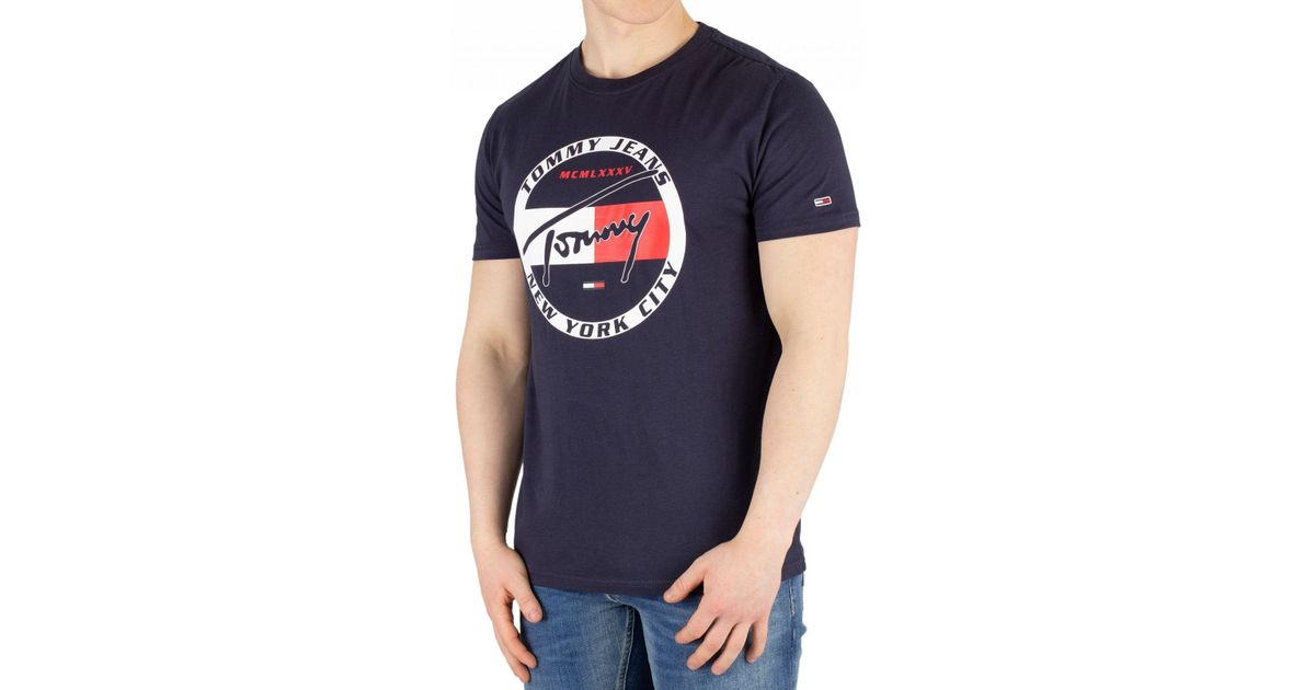 tommy jeans circle logo sweatshirt