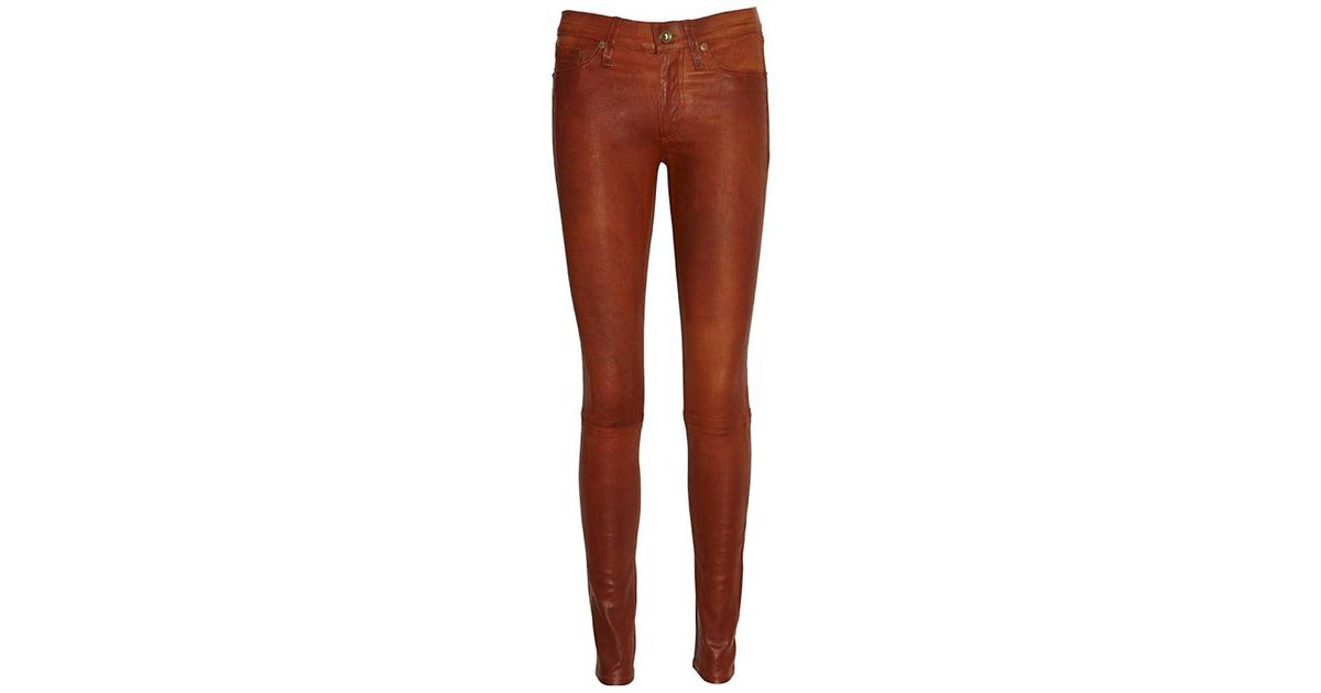 rag & bone hana leather pants