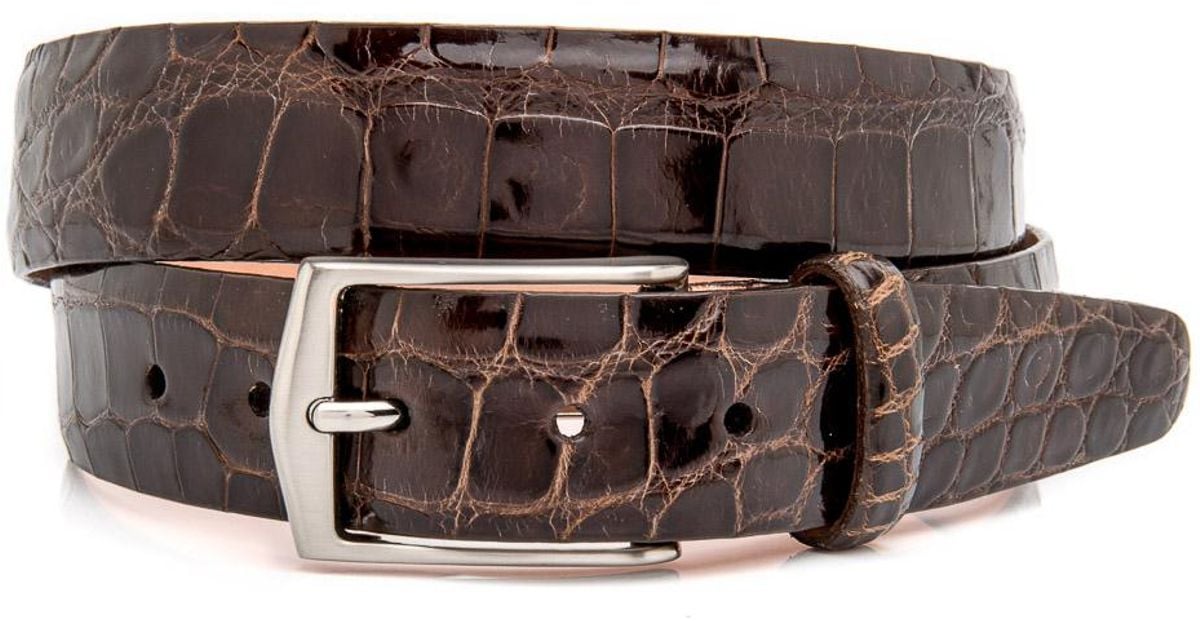 martin dingman alligator belt