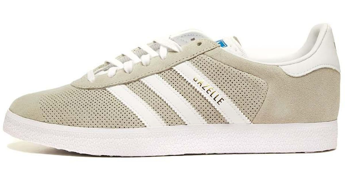 adidas Gazelle 'grey/white/gold' for Men | Lyst