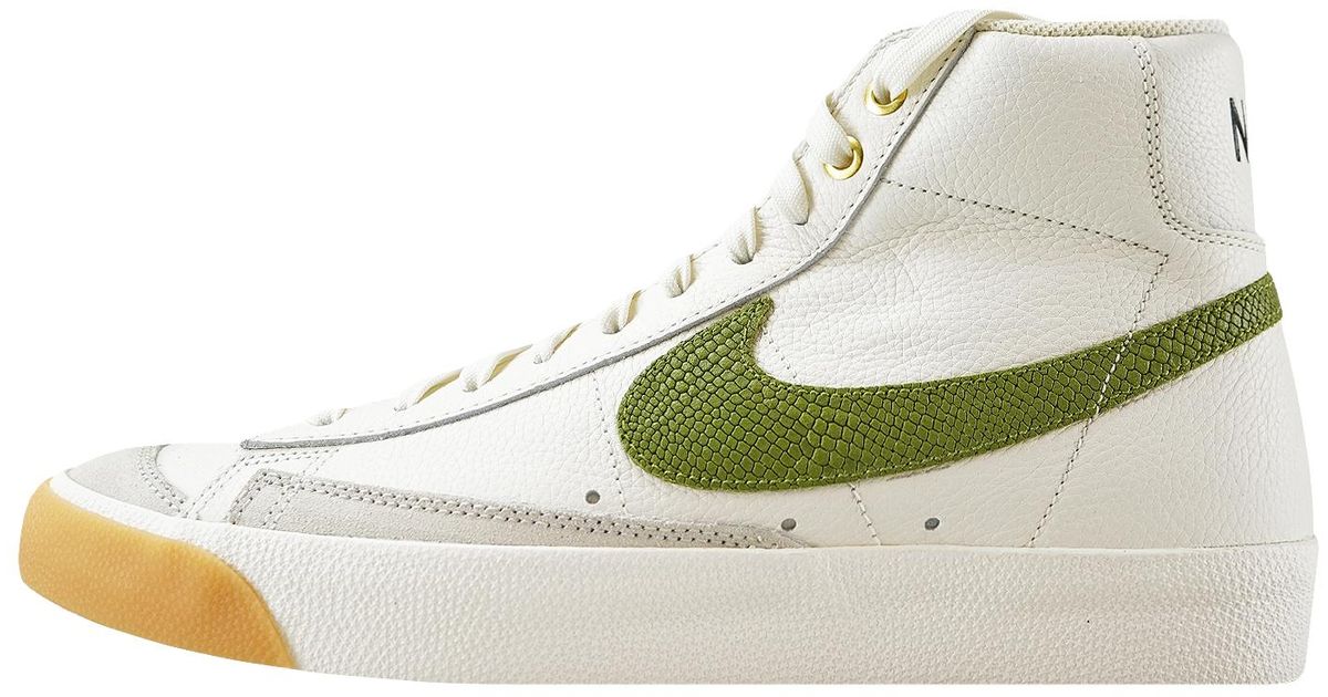 nike blazer mid asparagus