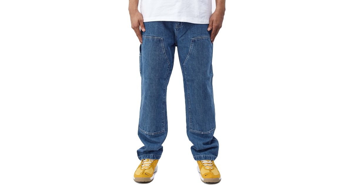 Stussy Denim Work Pant 'blue' for Men Lyst