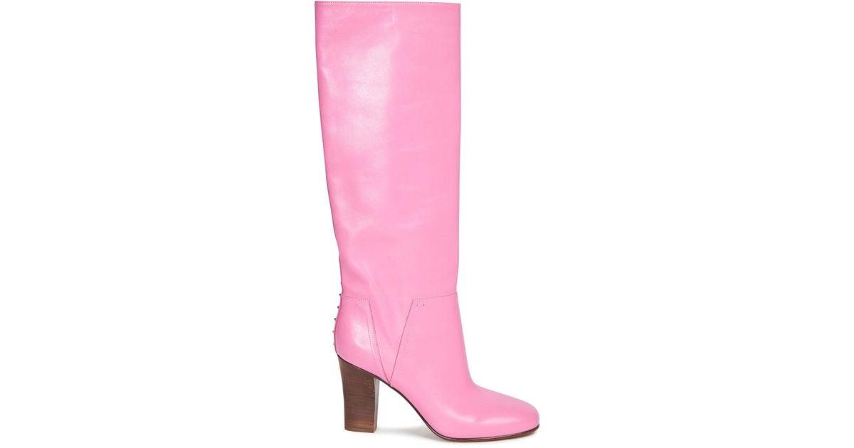 valentino pink boots