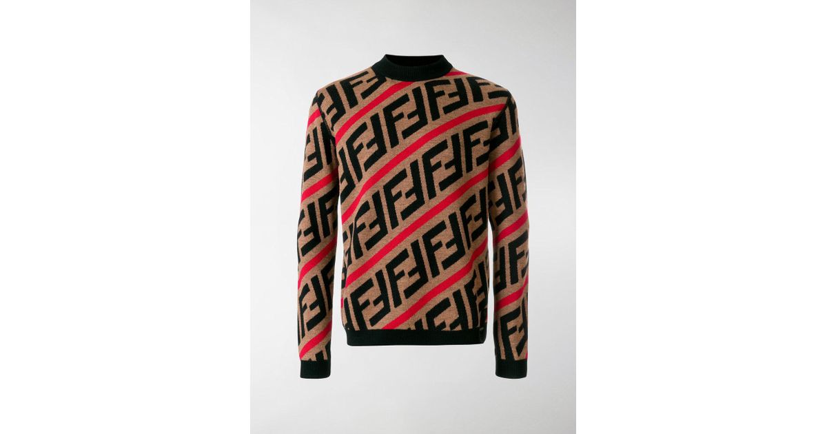 fendi striped sweater