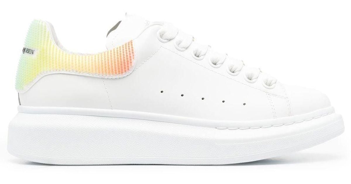 alexander mcqueen rainbow glitter sneakers
