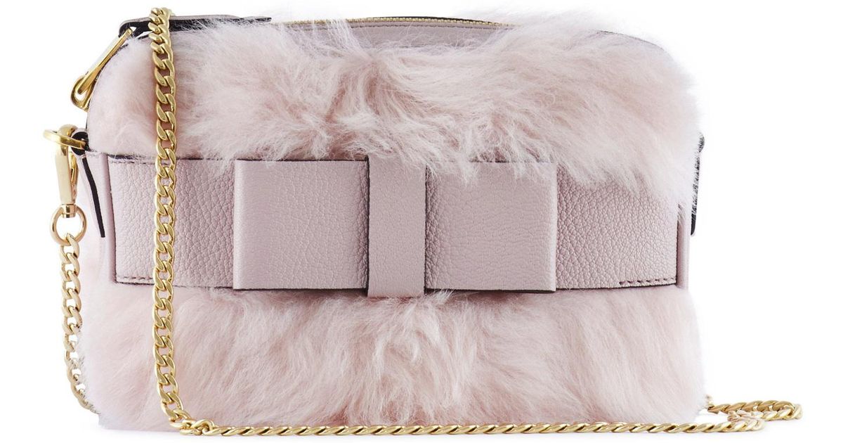 miu miu fur bag