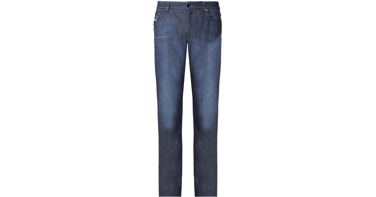 Fendi Monster Eyes Embroidered Jeans in Blue for Men | Lyst