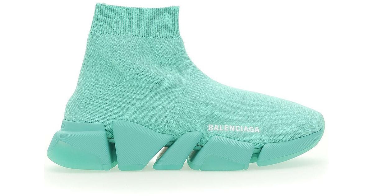 green balenciaga speed trainer
