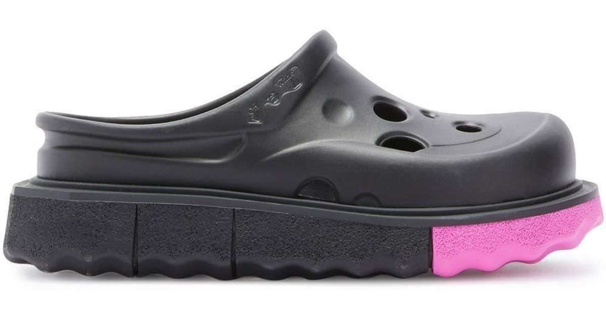 off white sponge sole meteor rubber slides
